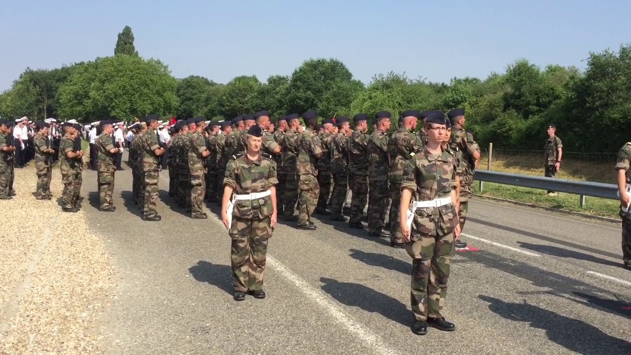 Cognac : répétition à Paris pour les militaires de la BA 709 avant le défilé du 14 juillet