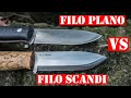 ¿Mejor Afilado Para Cuchillo De Supervivencia? - Scandi VS Plano