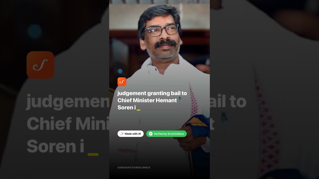 Supreme Court rejects ED’s appeal against bail granted to Hemant Soren in land scam case