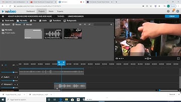Wevideo   Adjusting audio recording voiceovers and adding music