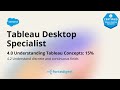 Tableau Desktop Specialist - Certification Exam Full Course Vol. 4.2