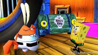 SpongeBob Revenge of the Flying Dutchman - Walkthrough Part 2 (Downtown Bikini Bottom)