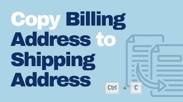 Salesforce Flow: Copy Billing Address to Shipping Address