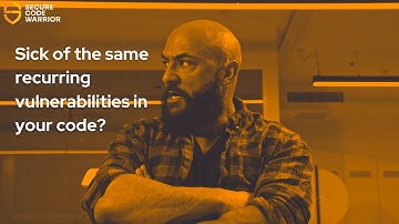 Sick of the same recurring vulnerabilities in your code?
