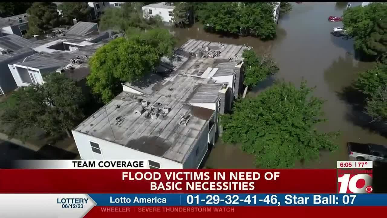 ‘The real work begins’ Flood victims in need of basic necessities