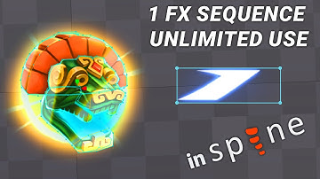 Animate Light FX on Any Image — Spine Mesh Trick