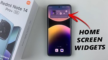How To Add Widgets To Home Screen On Redmi Note 14 / 14 Pro+