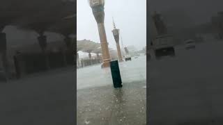 Horrible Hailing In Madina Arabia