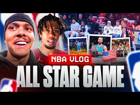 ICH STEH NEBEN STEPH CURRY 😍 NBA ALL STAR GAMES MIT SIDNEY 🏀