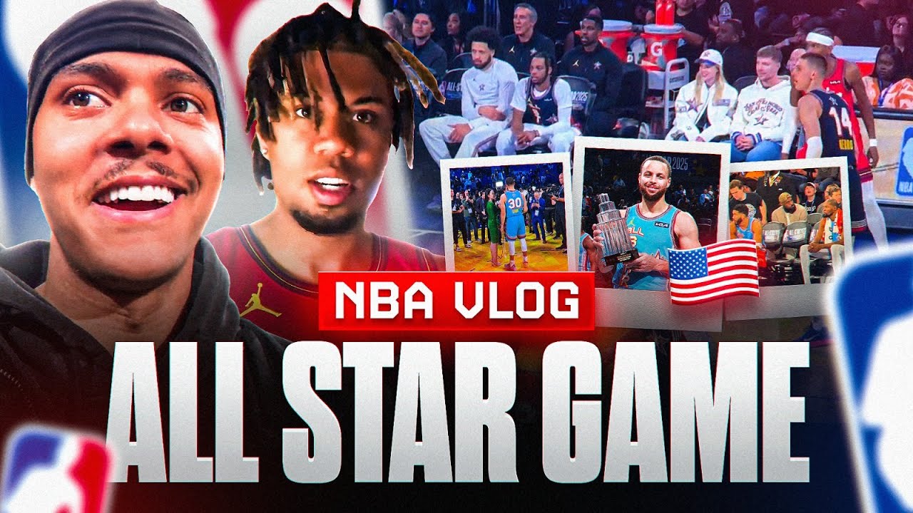 ICH STEH NEBEN STEPH CURRY 😍 NBA ALL STAR GAMES MIT SIDNEY 🏀