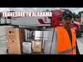 Hauling LG appliances for the first time from Tennessee to Alabama