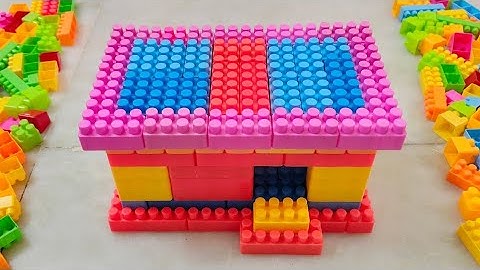 Satisfying DIY House ASMR/ Building Blocks/block game/Lego building blocks #asmr#buildingblocks#lego