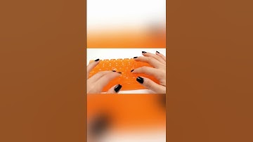 AI Keyboard ASMR: Sticky Orange Jelly