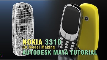 Nokia 3310 3D Model Making | Autodesk Maya Tutorial [Part-1]