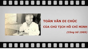 50 NĂM NGHE LẠI DI CHÚC BÁC HỒ|Vẫn nguyện vẹn cảm xúc