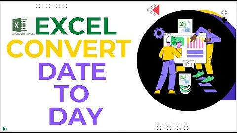 Convert date to day name in excel