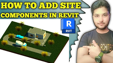 How to Add Site components in Revit Small House | Tutorial urdu hindi 2025 | Nabeel Architect