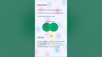 SQL Full Outer Join - SQL Server Training in Chennai - kaashiv infotech true google review - Venkat