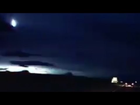 Mysterious fireball lights up night sky