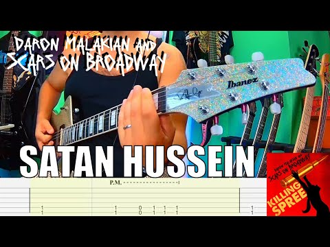 Satan Hussein - Guitar Cover with Tabs | Daron Malakian (Scars on Broadway)