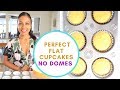 How bake lovely flat EVEN cupcakes | No Domes or Mistakes