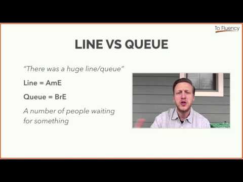 Line vs Queue: British and American English