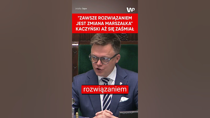 Kaczyński aż się zaśmiał. Hołownia: Rozwiązaniem jest zmiana marszałka