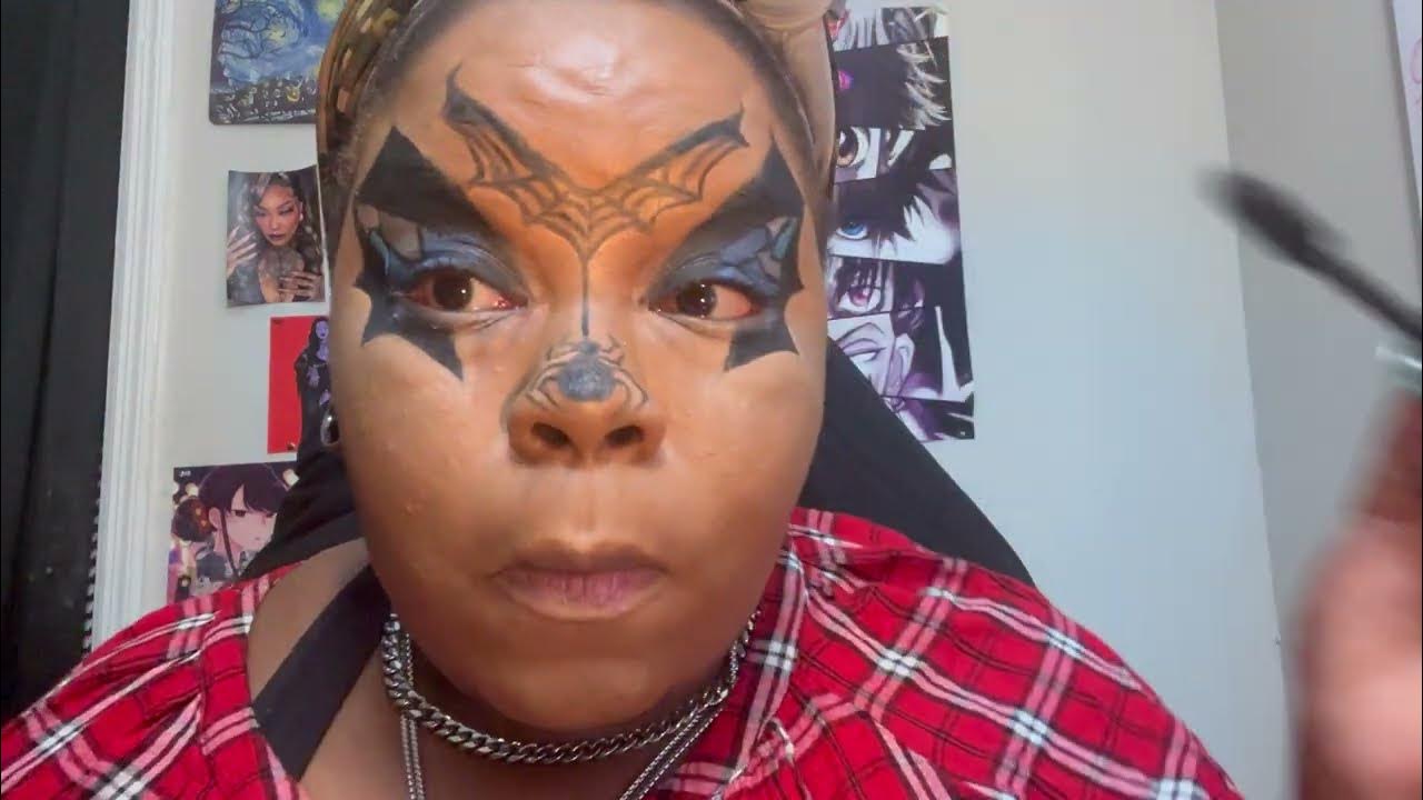 Bat Eye Tutorial Glam Goth Look 🦇🖤🤎🖤 YouTube