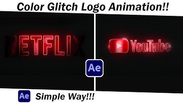 After Effects Color Glitch Logo Intro | After Effects CC | Free Logo Intro | Free Template Download