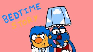 Larry tells yellow guy a bedtime story (dhmis animatic)