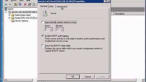 Change network card bindings for DHCP in a Windows server