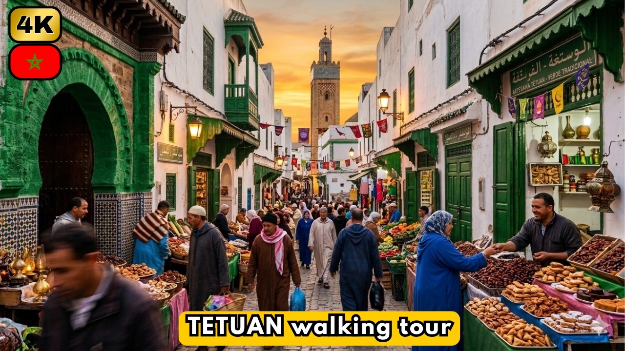 Ramadan 2026 – Immersion Magique dans la Médina de Tétouan #maroc #ramadan #tetouan 