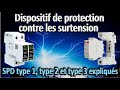 Dispositif de protection contre les surtensions spd type 1 type 2 et type 3  guide de slection