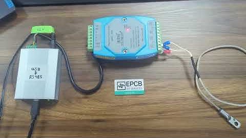 Module đọc nhiệt độ PT100 4 kênh ngõ ra RS485 Modbus RTU PT100-RS26