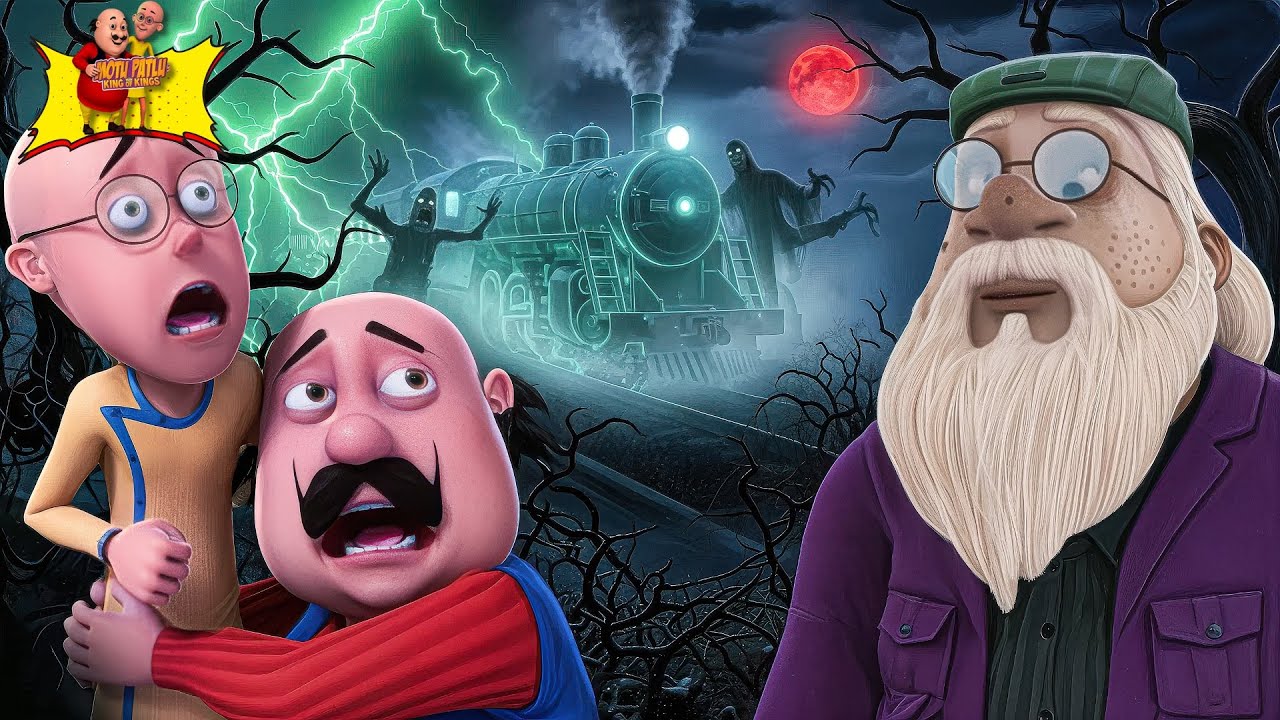 Motu Patlu On A Haunted Train | Kids Ko Aaya Poora Maza | Motu Patlu | Kiddie Land
