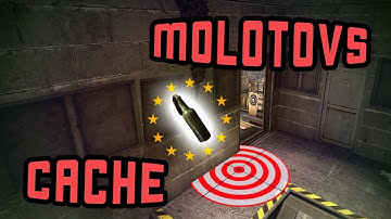 Molotov practice on Cache!