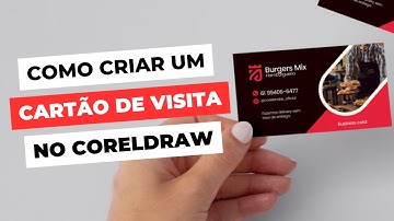 CURSO DE COREL DRAW - COMO CRIAR UM CARTAO DE VISITA // COREL SNAKE