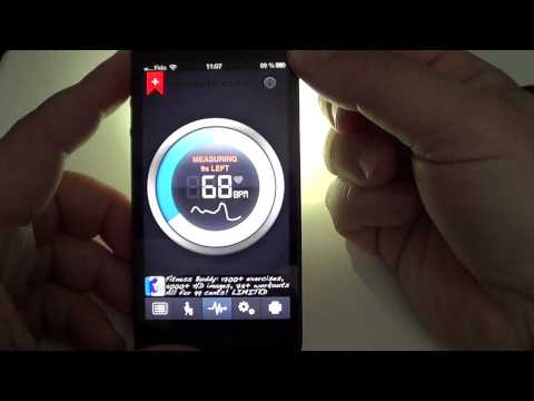Iphone app Instant heart rate monitor