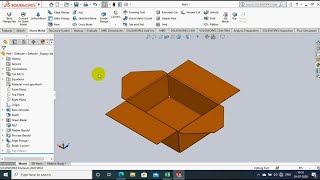 HOW TO DESIGN PACKAGING BOX | SOLIDWORKS 2020