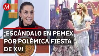 Sheinbaum Reacciona A La Fiesta De Xv Con Belinda Y J Balvin
