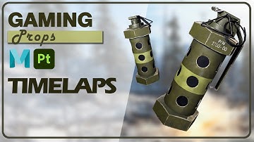 3D Flashbang Grenade Modeling Timelaps #3d #timelapse #tutorial #vfx #youtube #youtubeshort
