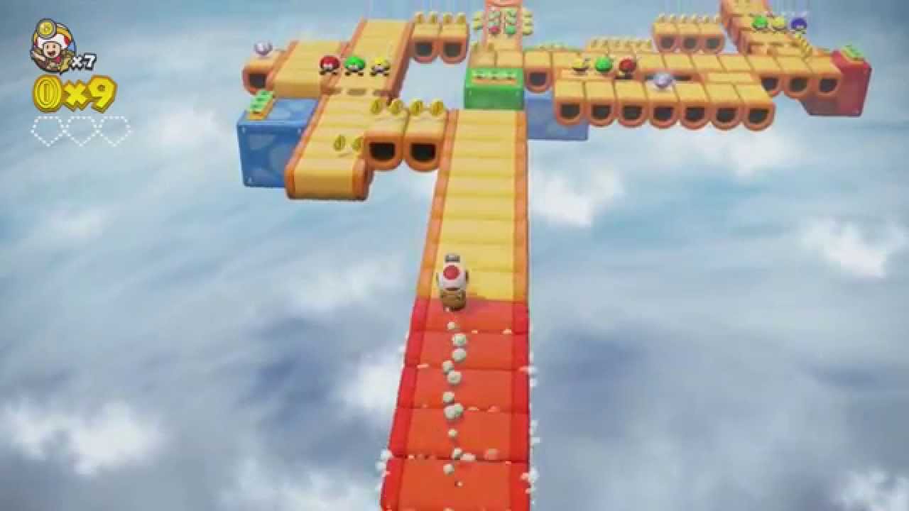 Captain Toad: Treasure Tracker ~ Episode 1 - Level 15: Drop-Road Dash