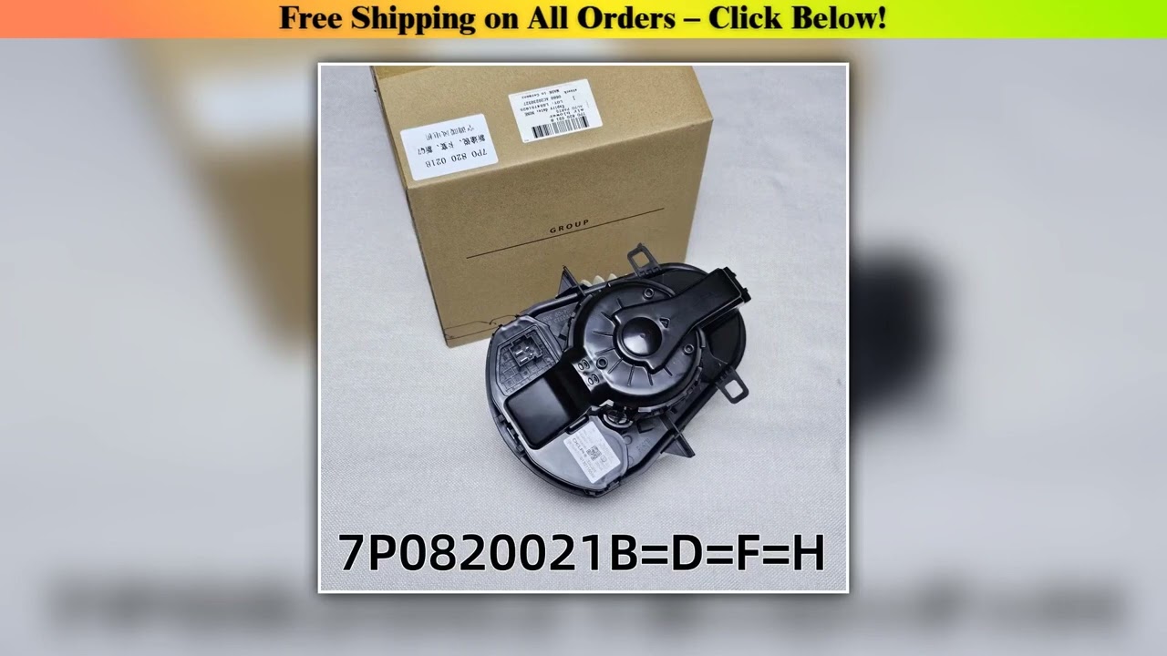 AC Fan Blower Motor for VW TOUAREG PORSCHE CAYENNE 7P0820021 7P0820021B 7P0820021D 7P0820021F
