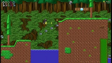 SuperTux 0.4.0 Crumbling Path reverse (all coins) 6 times speed