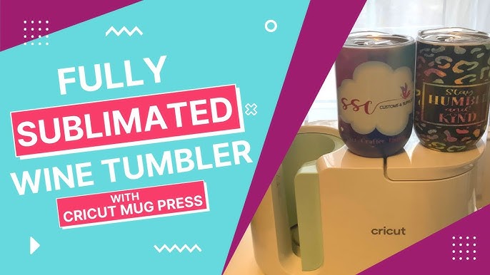 How to Do All Over 20 Oz Skinny Tumbler Sublimation in Mug Press! -  Silhouette School