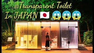 Transparent Toilet in Japan