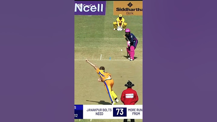 Sudur Paschim Royals Win By 72 Runs Against Janakpur Bolts #nepalpremierleague #cricket #video