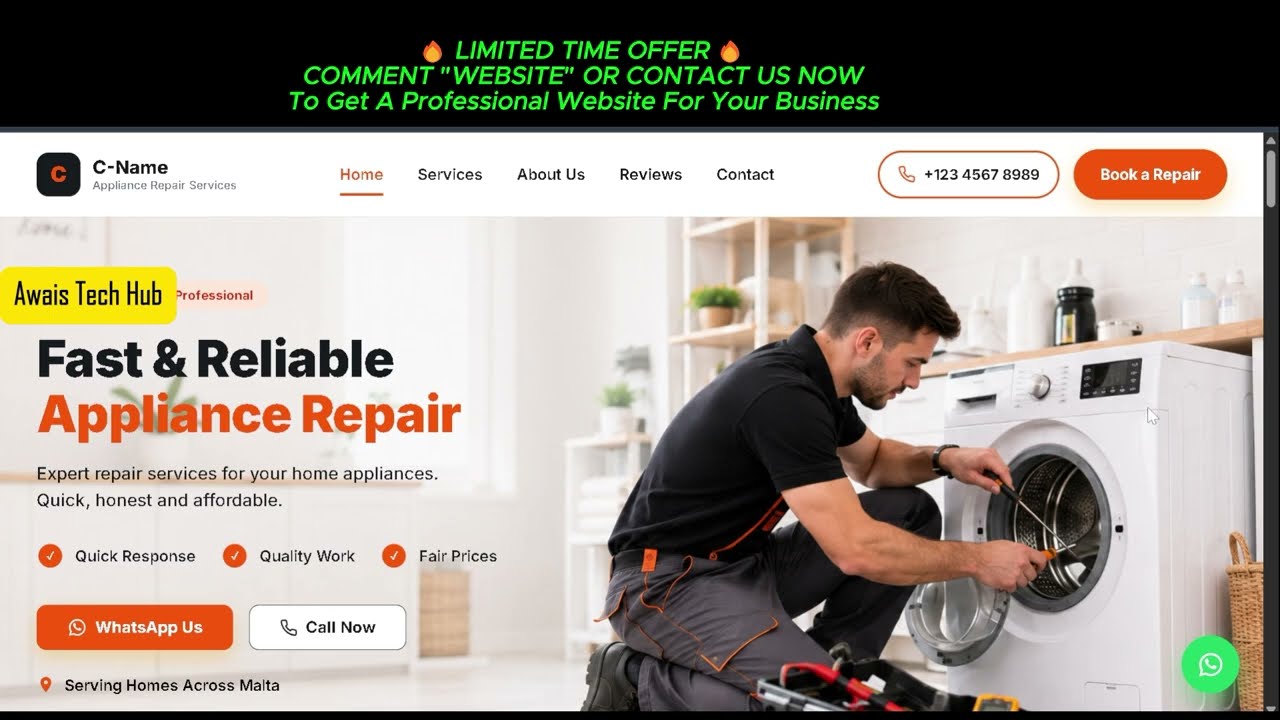 Professional Website Only $299 - Watch The Demo!