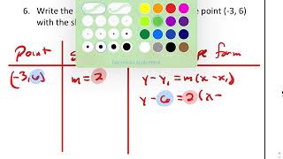 Geometry Notes 3.5 Equations of lines in the Coordinate Plane