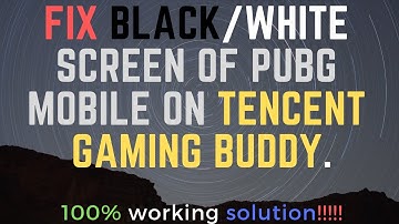 How to Fix White/Black Loading Screen in PUBG Mobile on PC - Tencent Gaming Buddy (Urdu/Hindi)